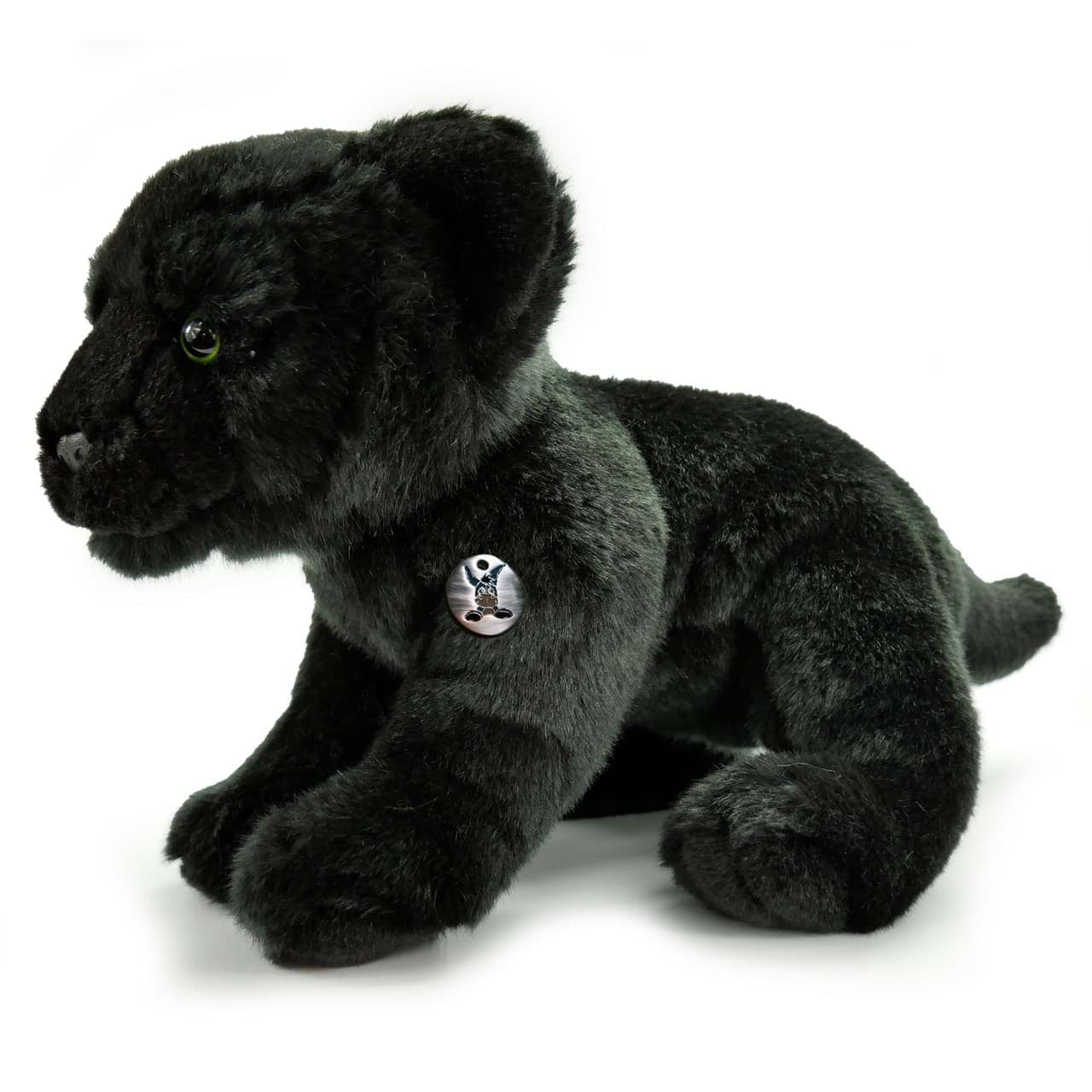 Panther Baby Leopard Kuscheltier schwarz Plüsch TAIGA