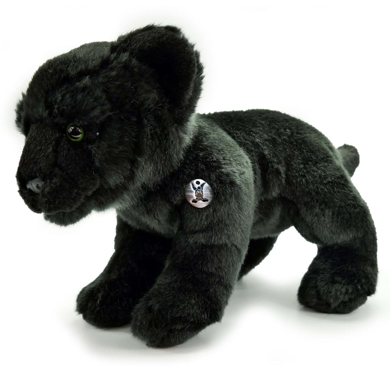 Panther Baby Leopard Kuscheltier schwarz Plüsch TAIGA