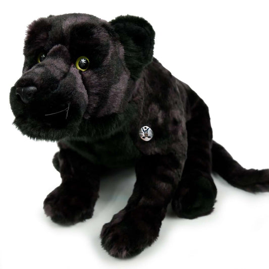 Panther Kuscheltier Leopard schwarz Schlenkertier THABO