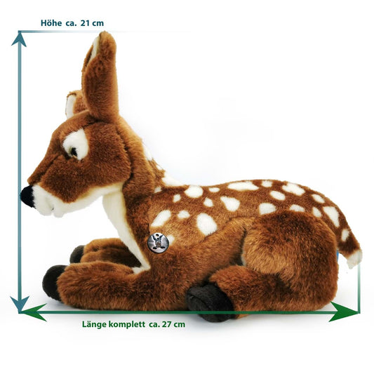 Reh Kitz Kuscheltier liegend 28 cm Hirsch Plüsch SARNA