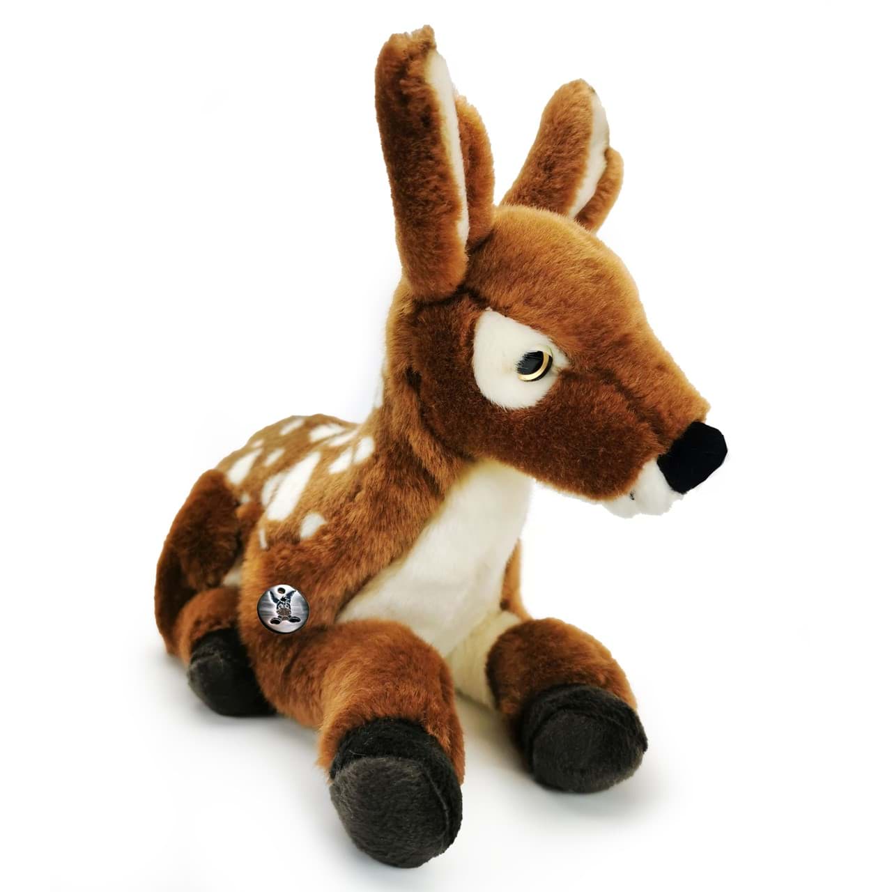 Reh Kitz Kuscheltier liegend 28 cm Hirsch Plüsch SARNA