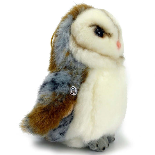 Schleiereule Kuscheltier Plüschtier mit Anhänger RAGNAR
