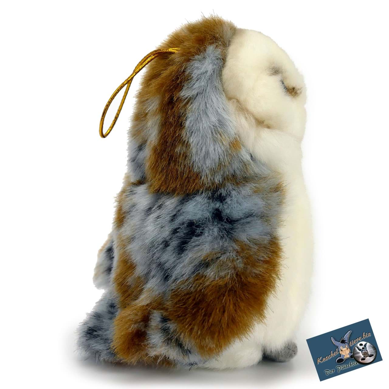 Schleiereule Kuscheltier Plüschtier mit Anhänger RAGNAR