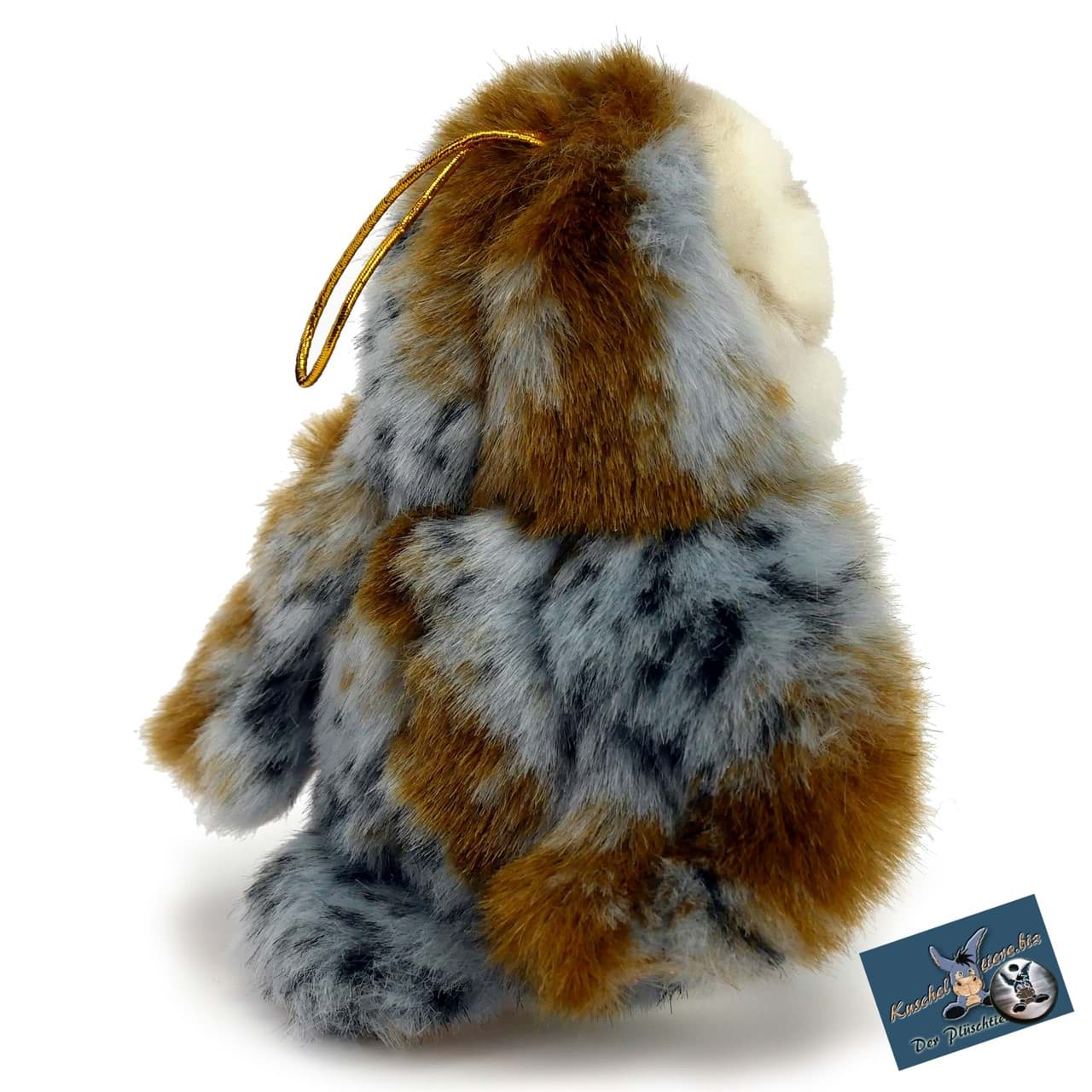 Schleiereule Kuscheltier Plüschtier mit Anhänger RAGNAR