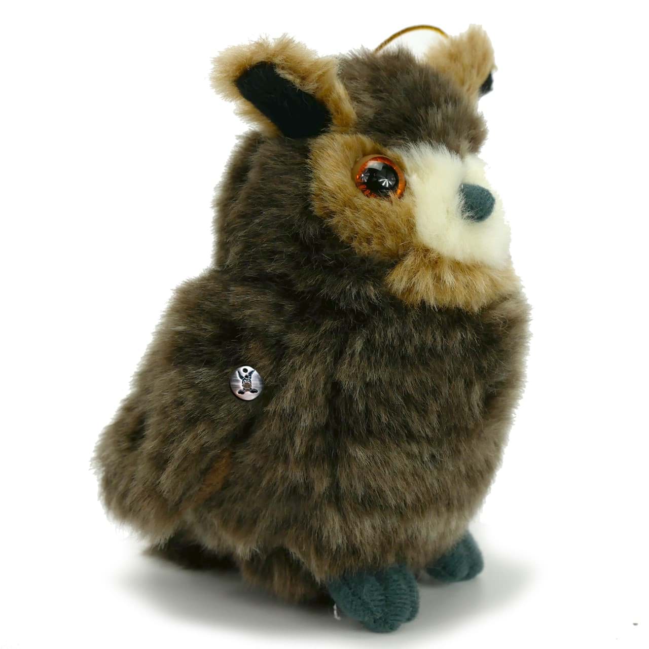 Uhu Kuscheltier Eule Plüschtier braun 12 cm PUSCHKA