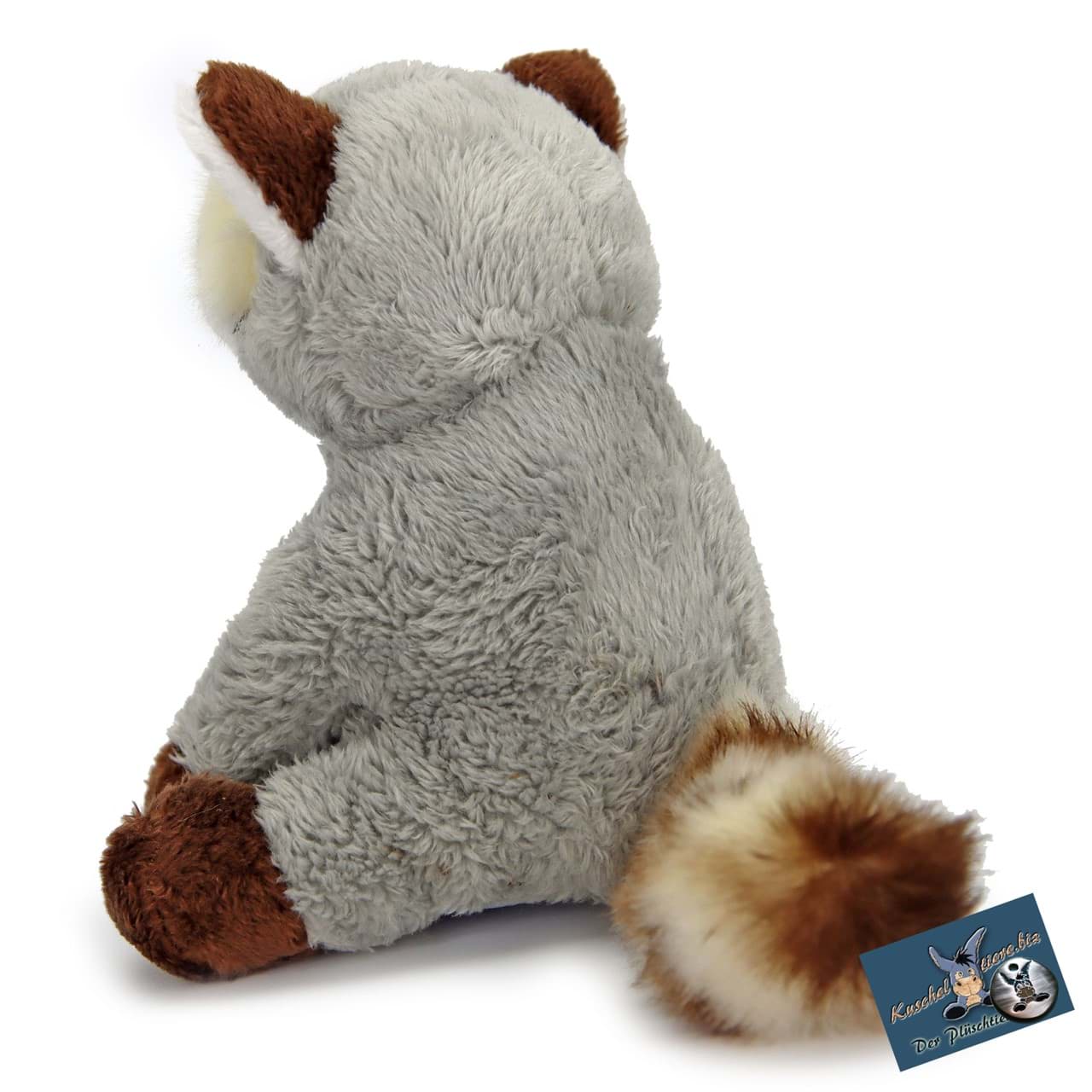 Waschbär Kuscheltier sitzend Plüschtier RACKER
