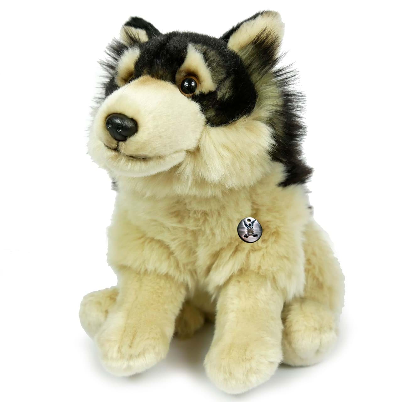 Wolf Kuscheltier sitzend Plüschtier FENRIS