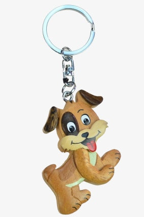Hund Anhänger Schlüsselanhänger Taschenanhänger Holz