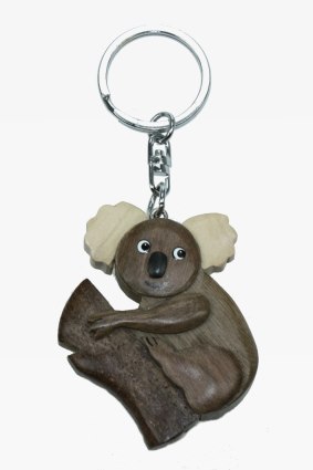 Koala Anhänger Schlüsselanhänger Taschenanhänger Holz