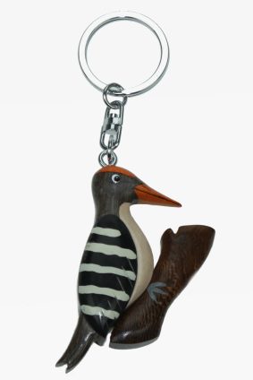 Specht Vogel Schlüsselanhänger Taschenanhänger Holz