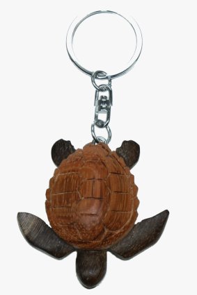 Meeresschildkröte Schlüsselanhänger Taschenanhänger Holz