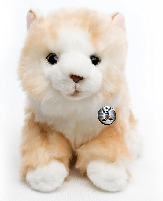 Katze Kuscheltier Maine Coon liegend Waldkatze CARAMELLO