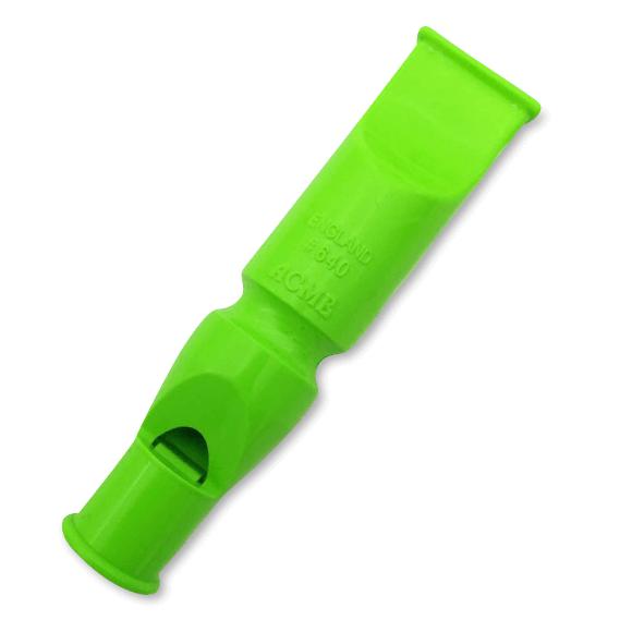 ACME Pfeife Hundepfeife Doppelton No. 640 Triller + Pfiff - neon grün