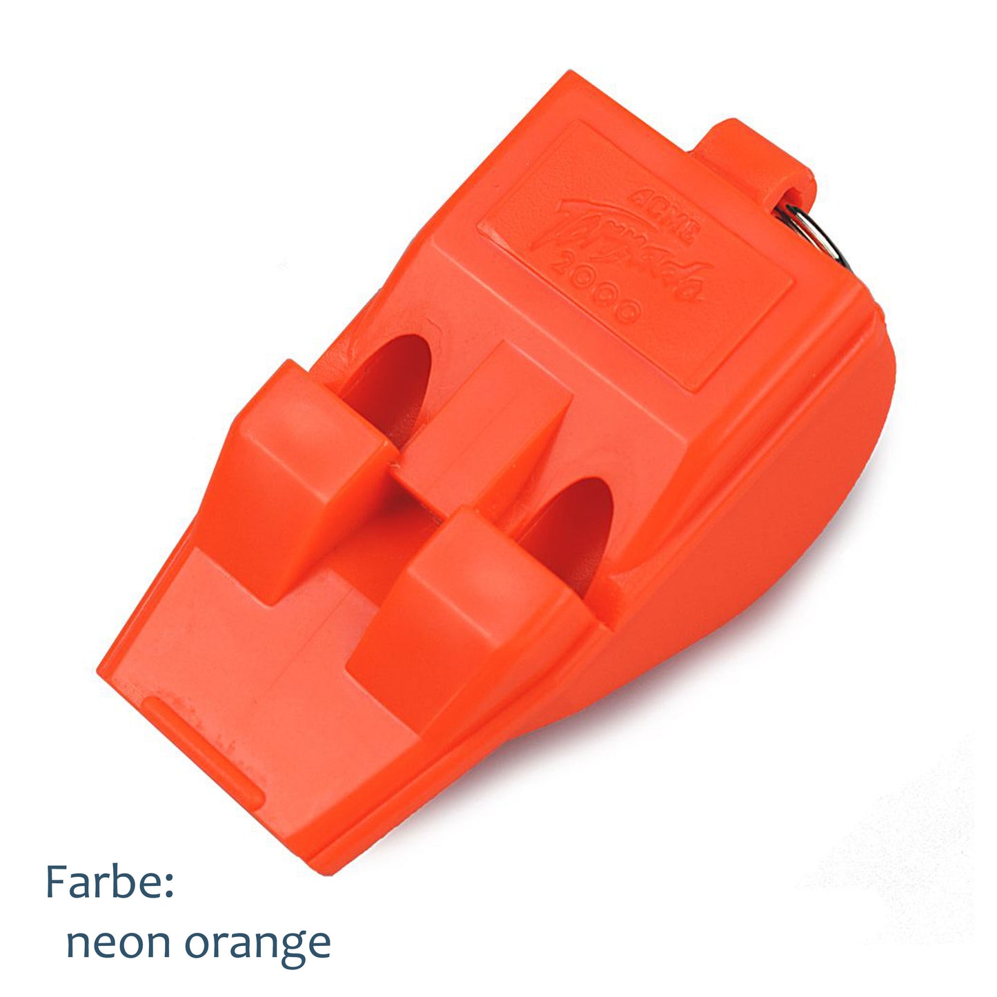 ACME Pfeife Tornado 2000 Signalpfeife Notfallpeife - orange