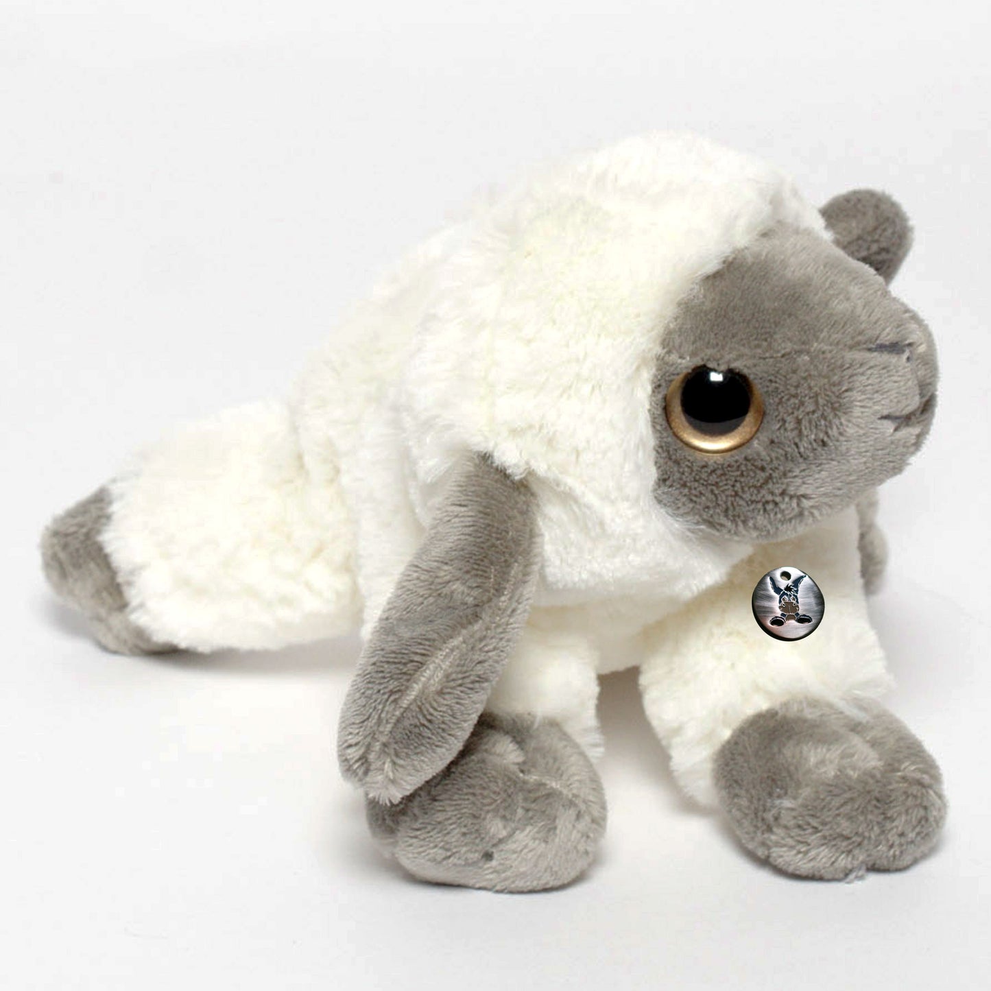 Schäfchen Kuscheltier Lamm Schaf liegend Plüschtier Plüschlamm CLARA