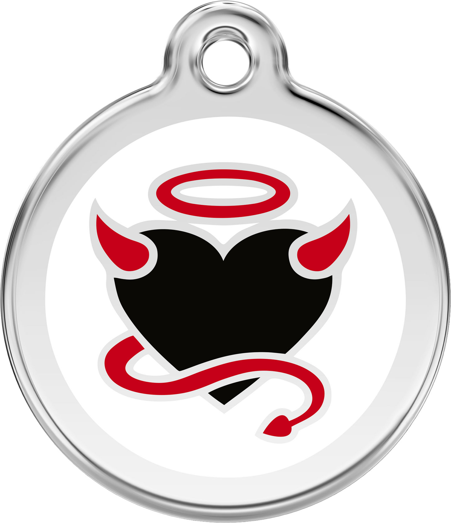 Hundeplakette Gravurplakette Teufel