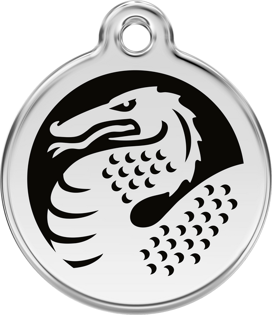 Hundeplakette Gravurplakette Drache