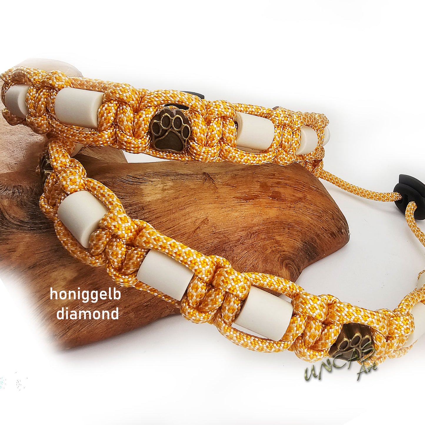 EM-Keramik Halsband Paracord TATZE - Ausführung Extra EM-Keramik