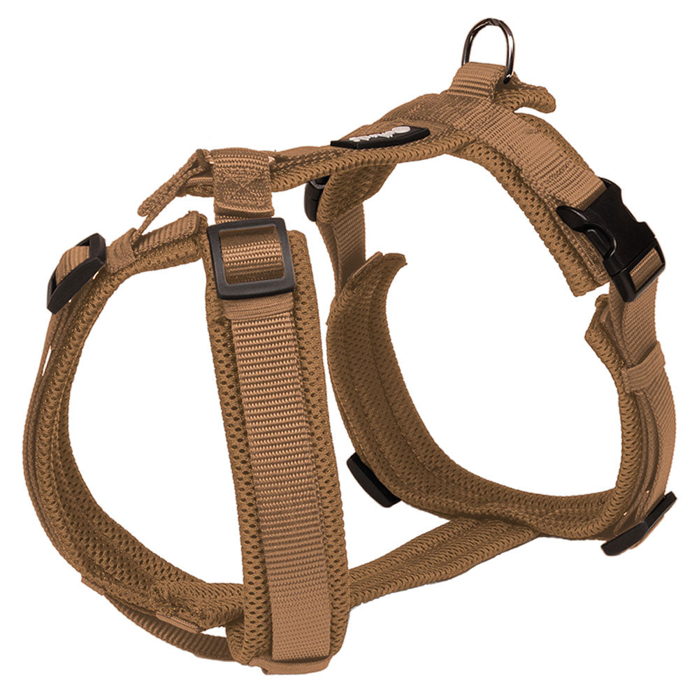 Petlando MESH Y-Comfort Geschirr cognac