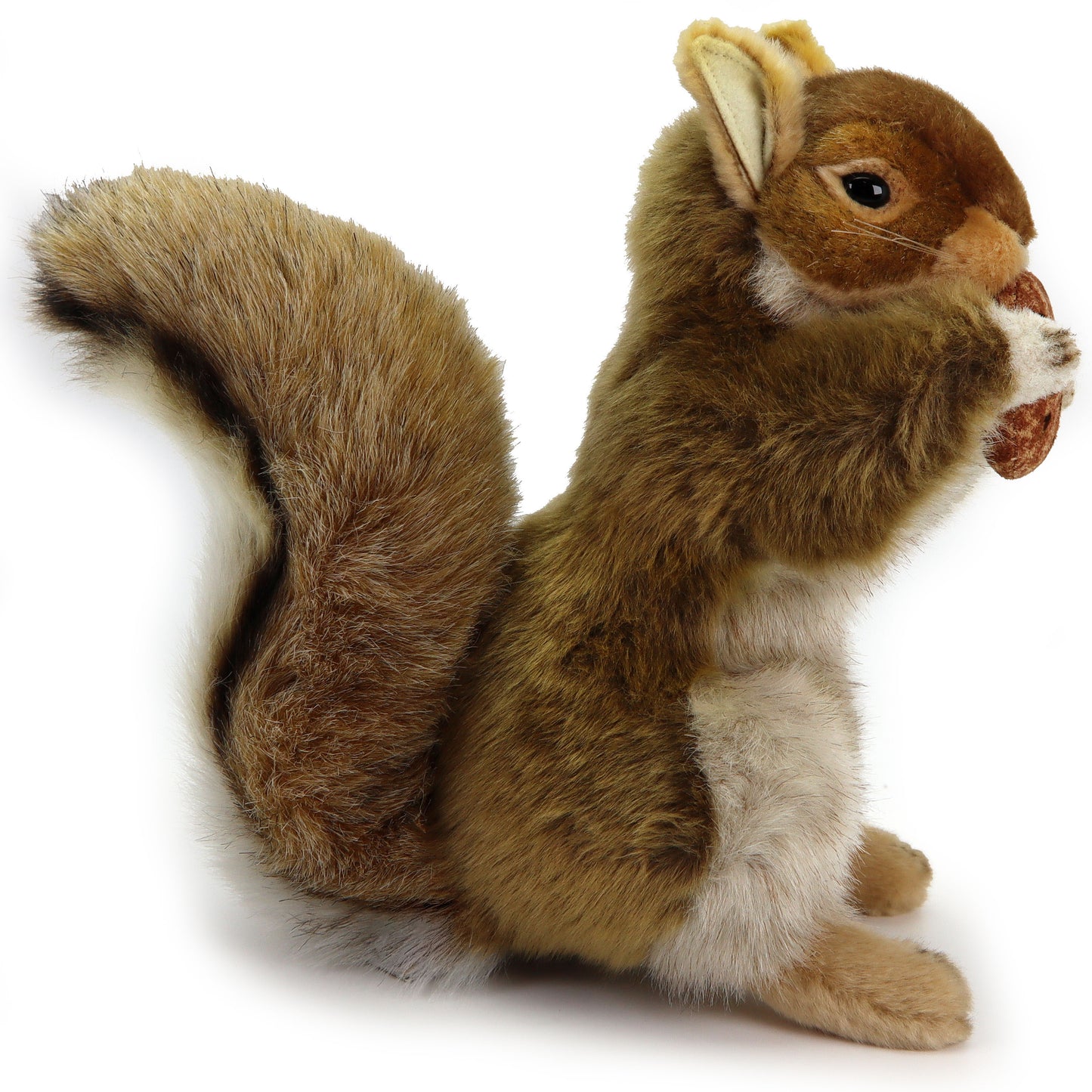 Eichhörnchen 30cm Wildtier Nuss Realistisch Deko Stofftier Plüschtier