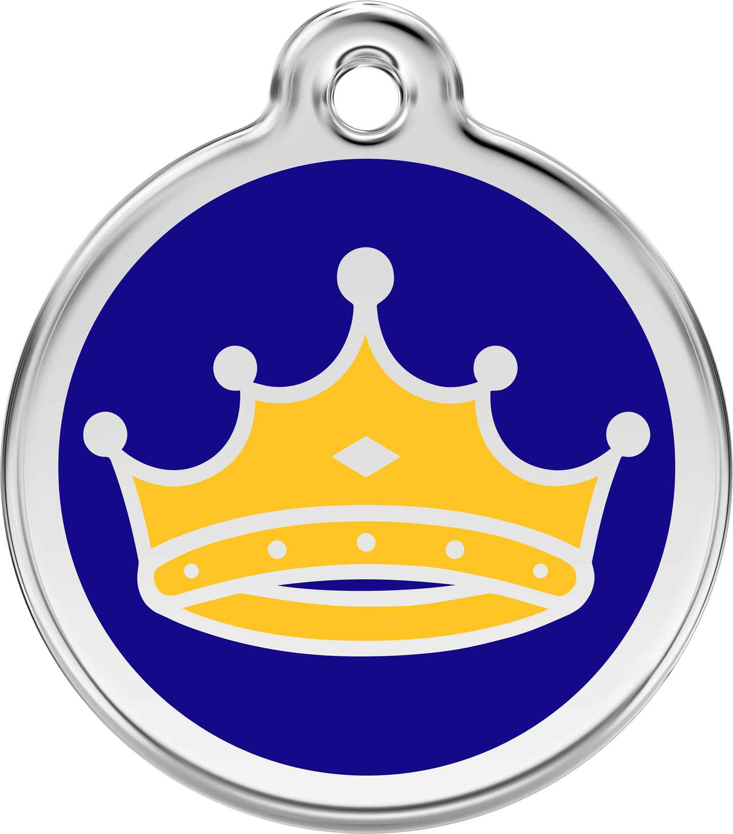 Hundeplakette Gravurplakette König Königin Krone