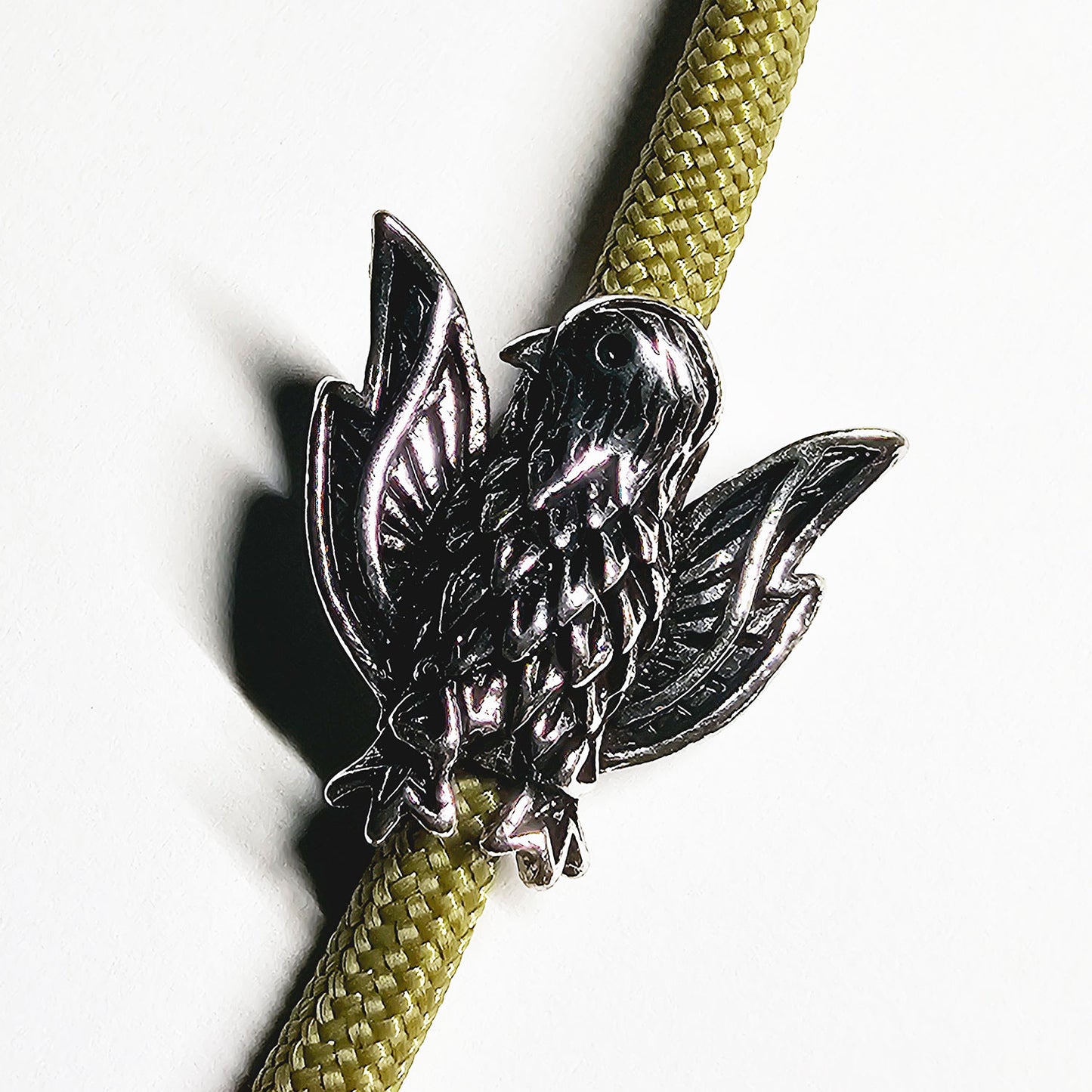 Adler Vogel Metall Perle Großlochperle für Paracord