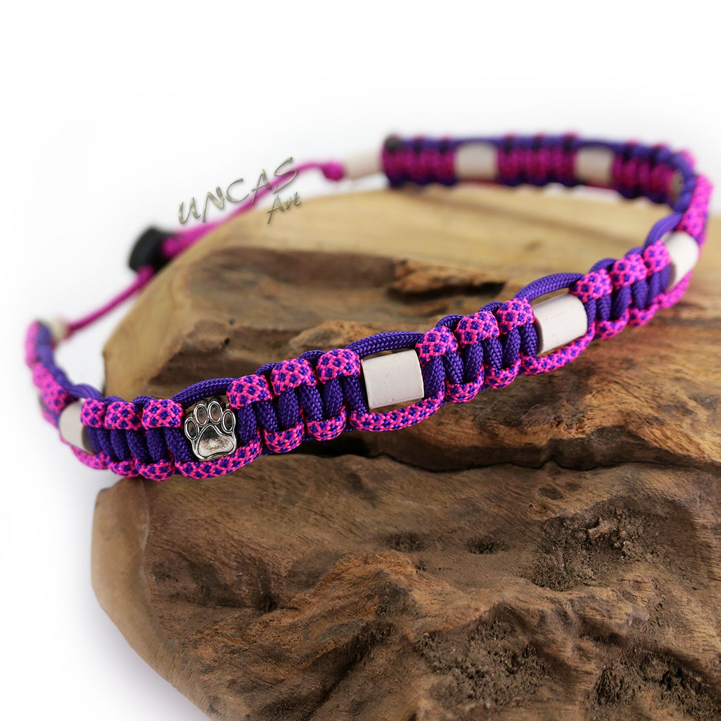 EM-Keramik Halsband Paracord TATZE