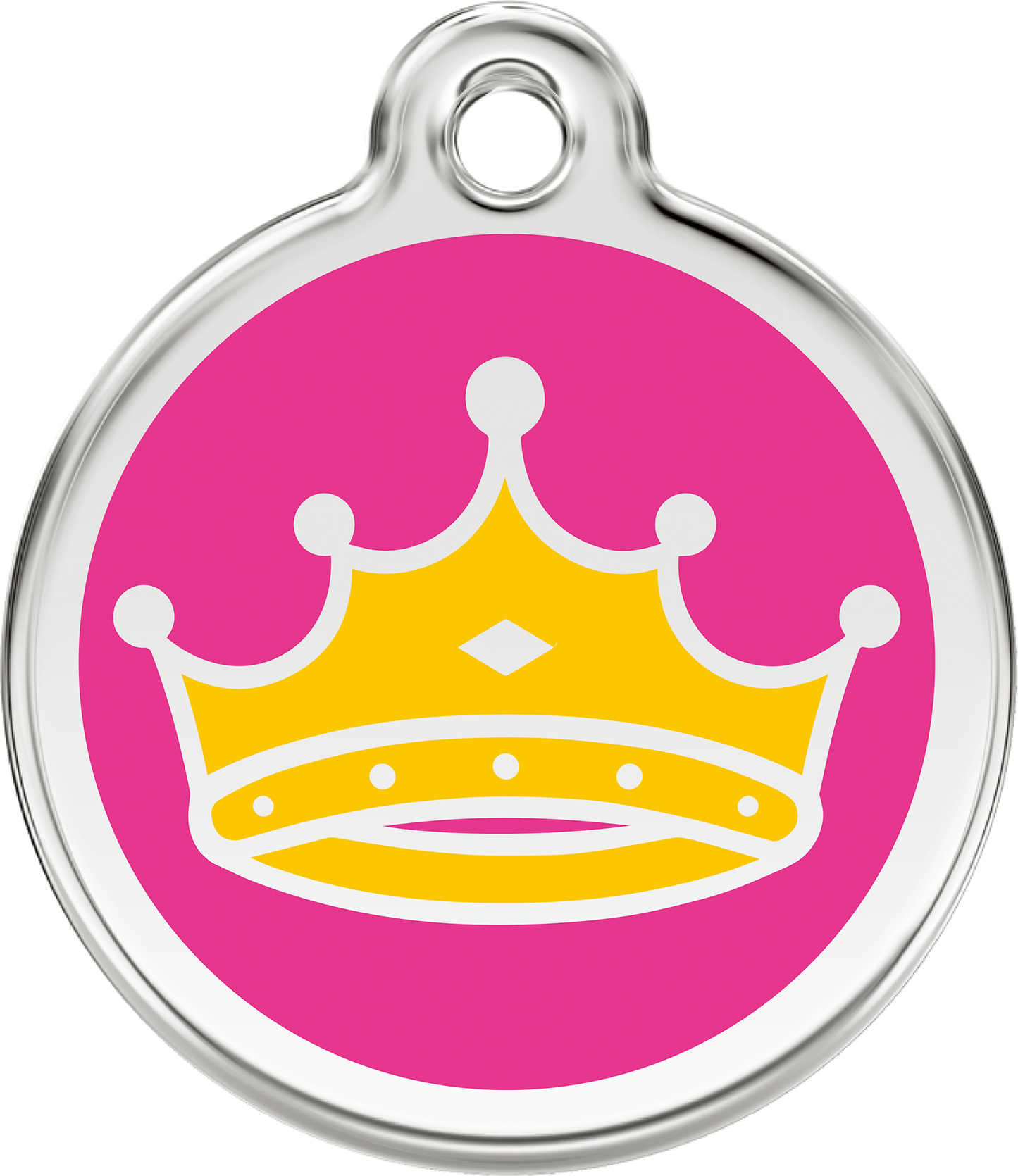 Hundeplakette Gravurplakette König Königin Krone