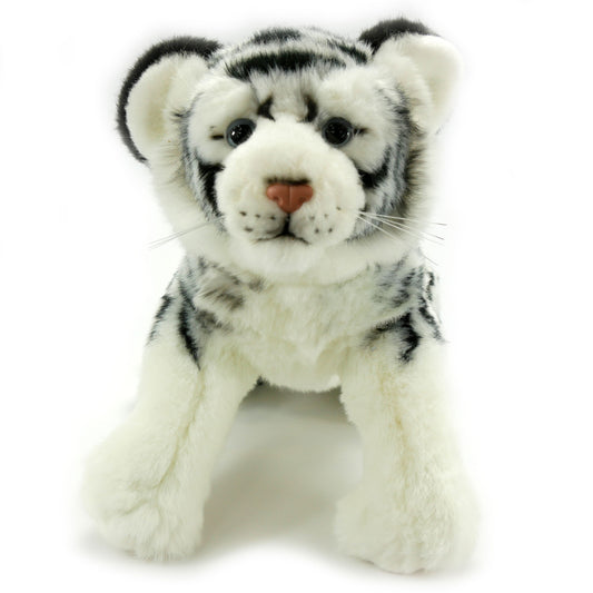 Tiger Kuscheltier weiß 44 cm Plüsch Raubkatze