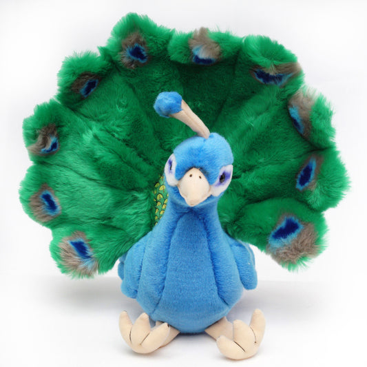 Pfau Kuscheltier Ziervogel Paradiesvogel 33 cm Plüsch
