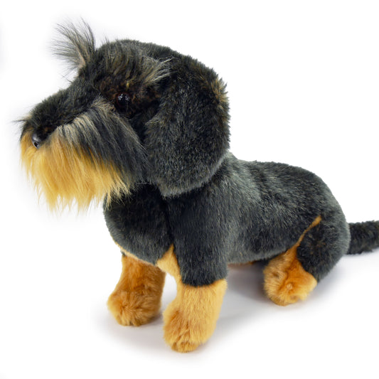 Dackel Kuscheltier Hund Plüsch Rauhaardackel