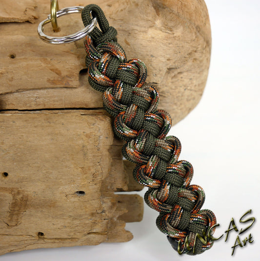 Paracord Schlüsselanhänger VIPER hidden camo - olive