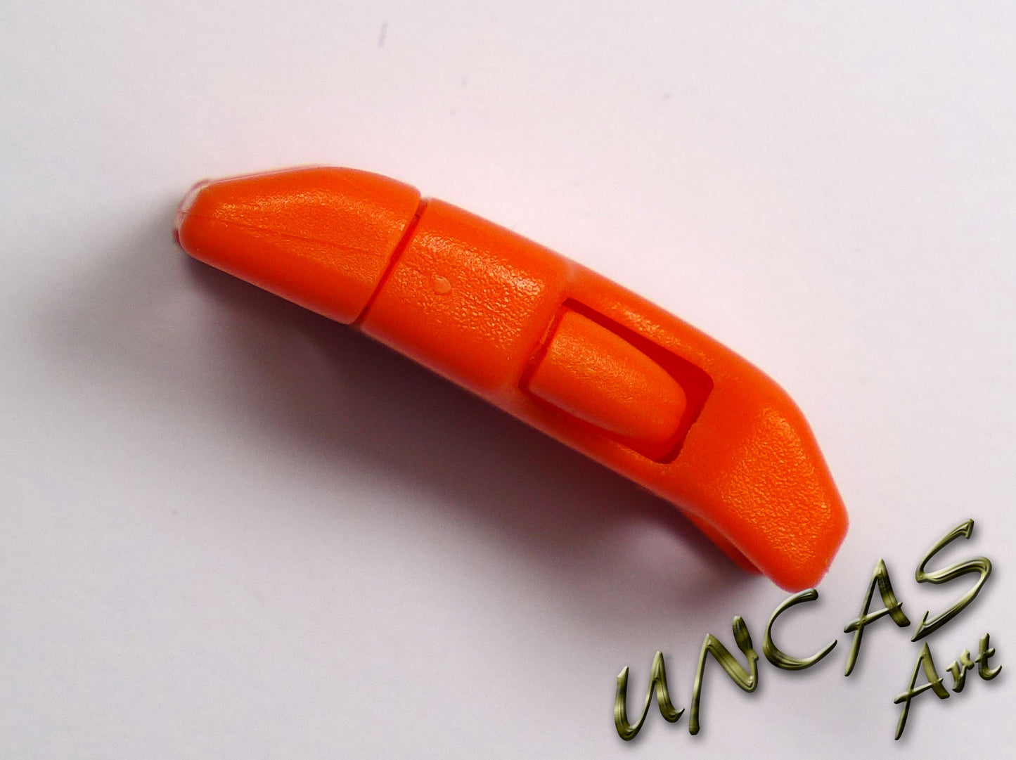 Steckschnalle Steckverschluss gebogen 16 mm orange für Paracord, Rucksack und Co