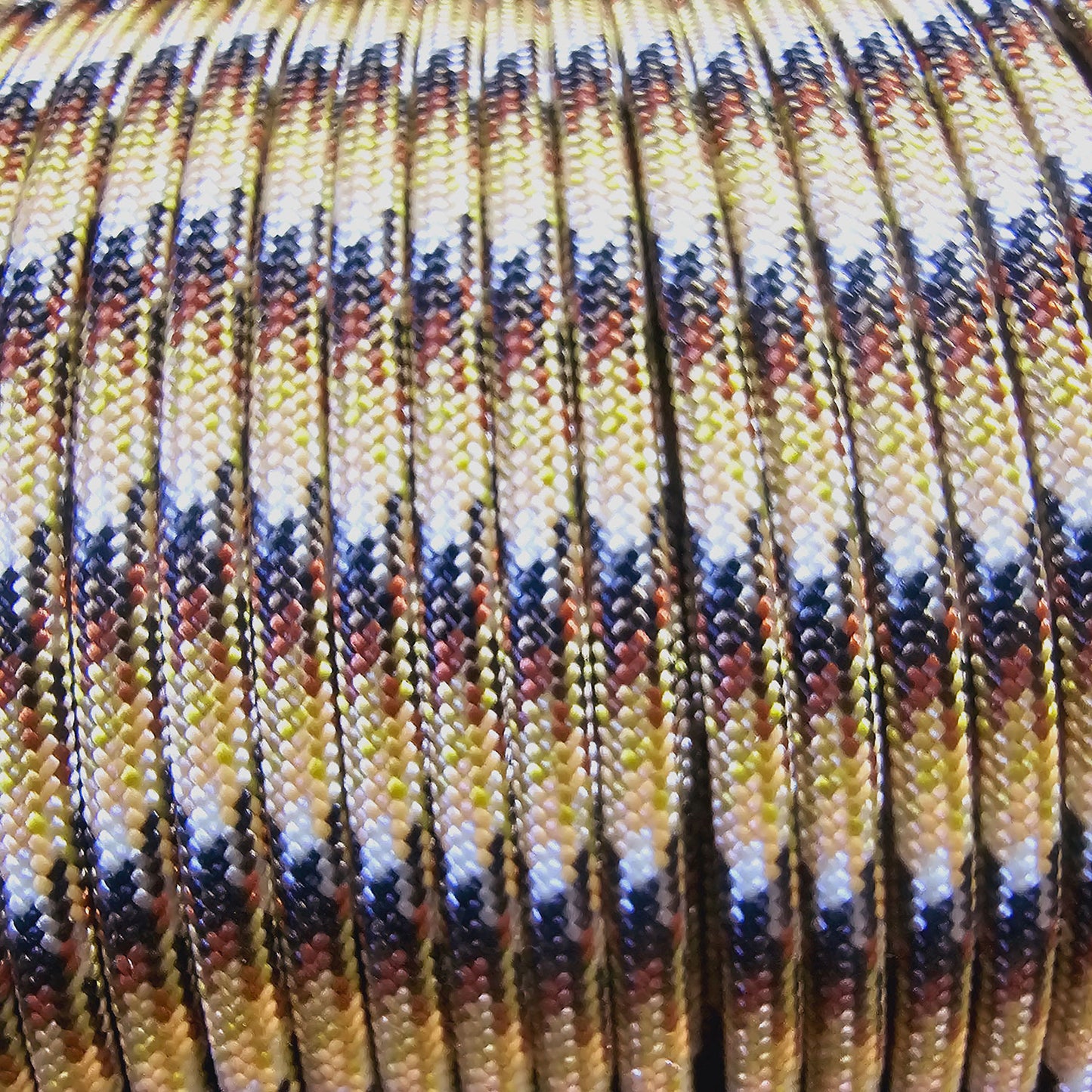 Paracord Seil 550 Typ 3 - smoers braun camo