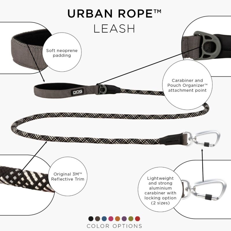 Dog Copenhagen Leine V2 Urban Rope™ Leash Wild Rose