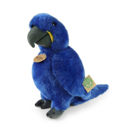 Hyazinthara Papagei blau 25 cm hoch Kuscheltier Vogel Plüschtier