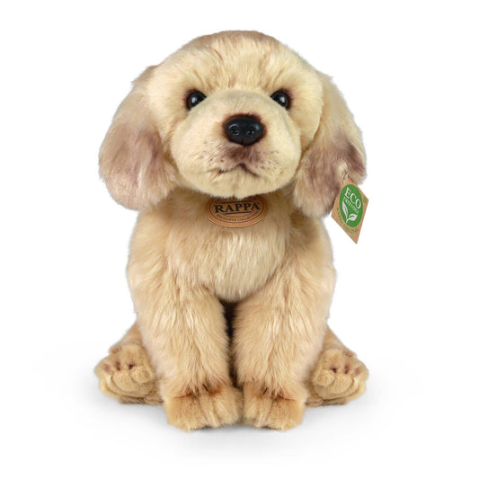 Labrador Retriever gelb 27 cm sitzend Kuscheltier Hund Plüschtier