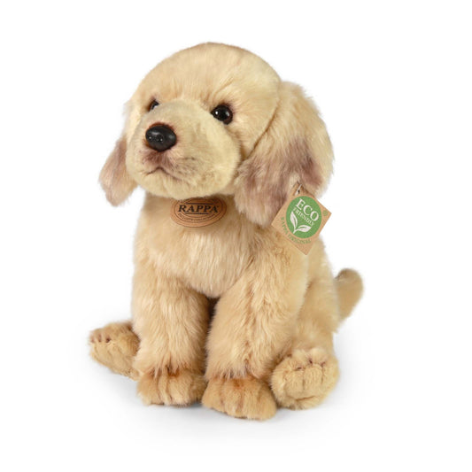 Labrador Retriever gelb 27 cm sitzend Kuscheltier Hund Plüschtier