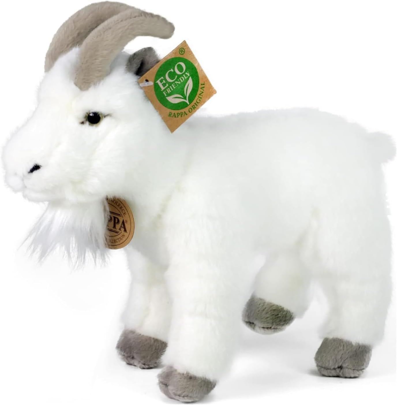 Ziege weiß Schneeziege Kuscheltier Plüschtier 22 cm