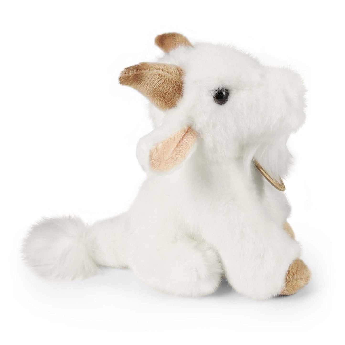 Ziege weiß Schneeziege Kuscheltier Plüschtier 16 cm sitzend