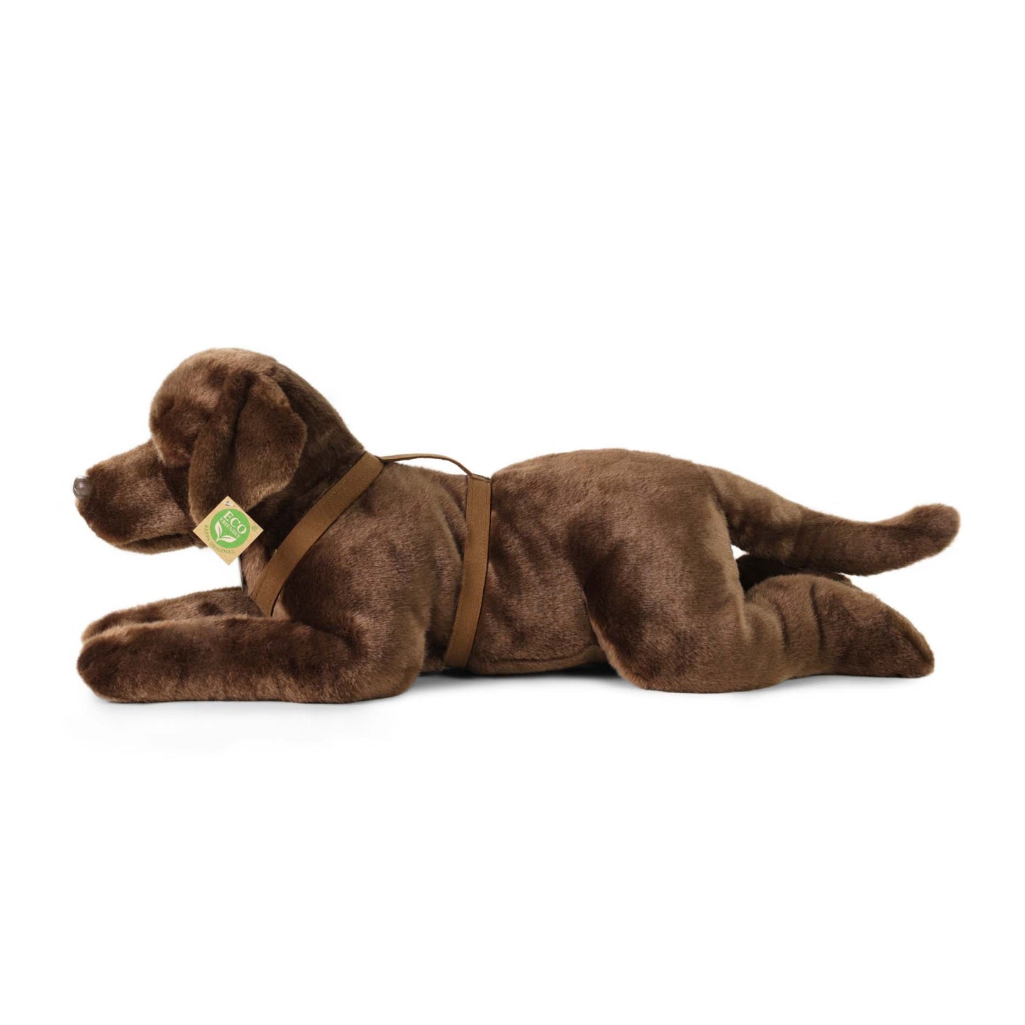 Labrador Retriever braun 61 cm liegend Kuscheltier Hund Plüschtier