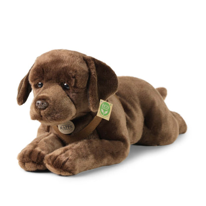 Labrador Retriever braun 61 cm liegend Kuscheltier Hund Plüschtier