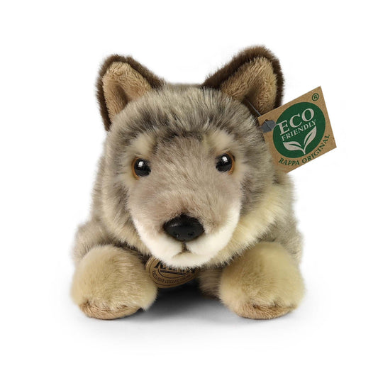 Wolf 22 cm liegend Kuscheltier Plüschtier