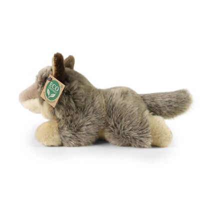 Wolf 22 cm liegend Kuscheltier Plüschtier