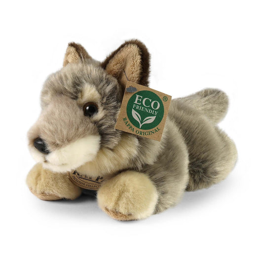 Wolf 22 cm liegend Kuscheltier Plüschtier