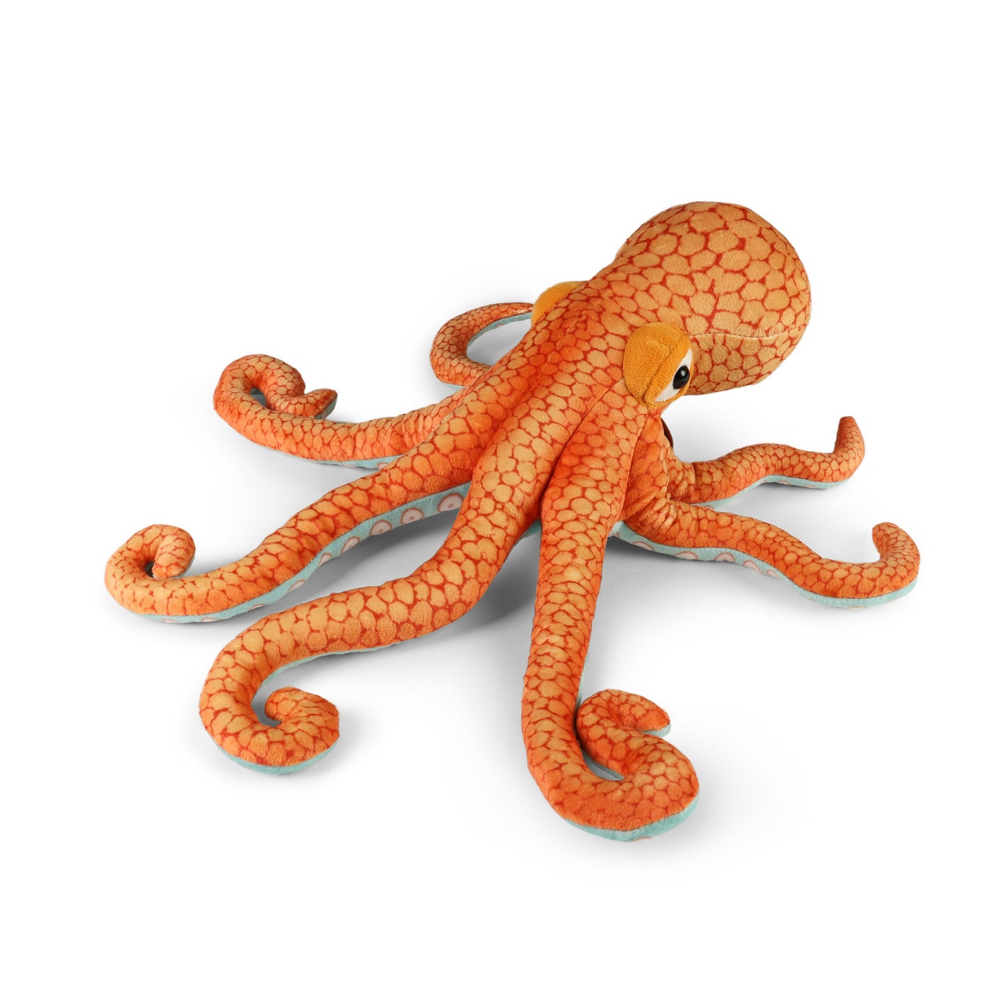 Octopus Tintenfisch orande Kuscheltier Plüschtier 36 cm