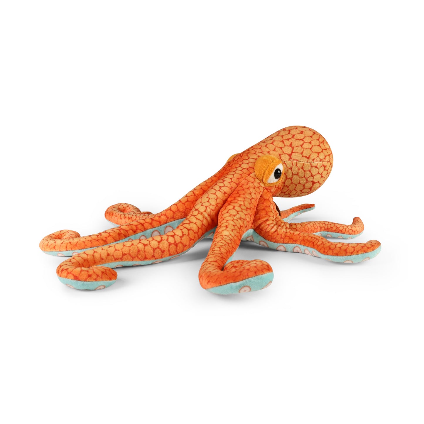 Octopus Tintenfisch orande Kuscheltier Plüschtier 36 cm