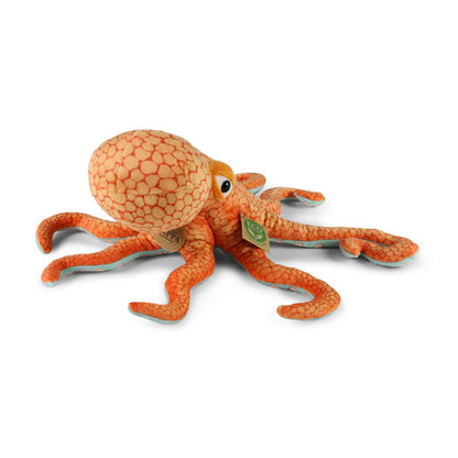 Octopus Tintenfisch orande Kuscheltier Plüschtier 36 cm