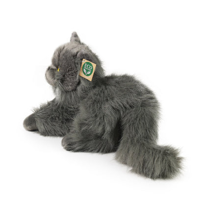 Perserkatze grau liegend 40 cm Kuscheltier Katze Plüschtier