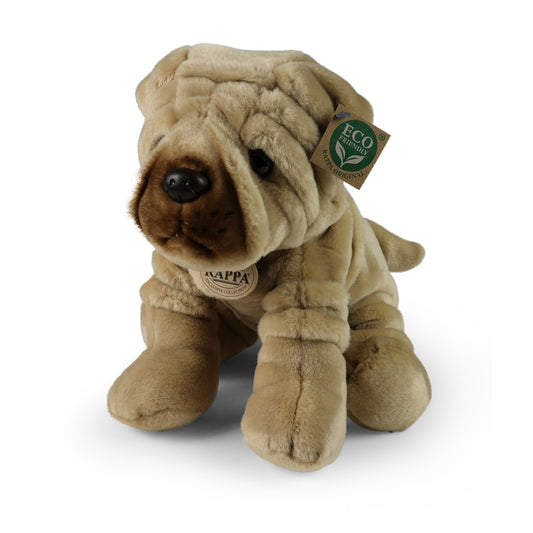 Shar Pei Faltenhund 23 cm sitzend Kuscheltier Hund Plüschtier